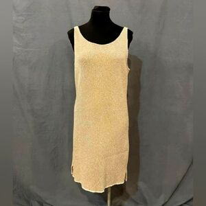 Joan Vass Khaki Sleeveless Dress